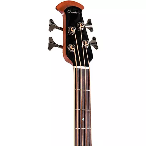 Ovation CEB44X-7C-G Celebrity Elite Mid-Depth Acoustic-Electric Bass Guitar Cognac Burst - musicians--Friend