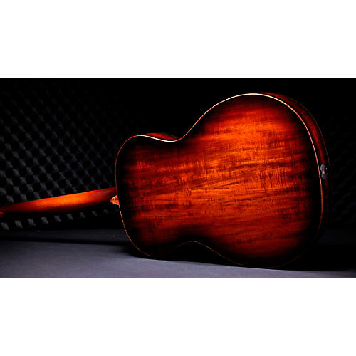 Taylor Custom All Tasmanian Blackwood 8-String Baritone Grand Auditorium Acoustic-Electric Guitar Shaded Edge Burst - musicians--Friend