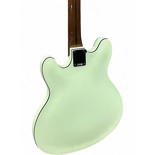 Used 2023 Fender Tom Delonge Starcaster satin white Hollow Body Electric Guitar satin white - musicians--Friend