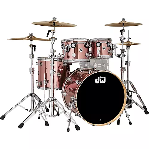 DW Collectors Series 4-Piece SSC Maple Shell Pack With Chrome Hardware Black Velvet - musicians--Friend