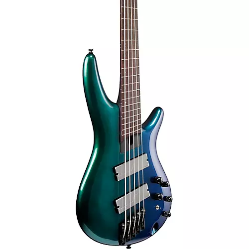 Ibanez SRMS725 5-String Multi-Scale Electric Bass Guitar Blue Chameleon - musicians--Friend