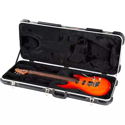 Ernie Ball Music Man Luke 3 HSS Flame Maple Top Rosewood Fingerboard Electric Guitar Cherry Burst - musicians--Friend
