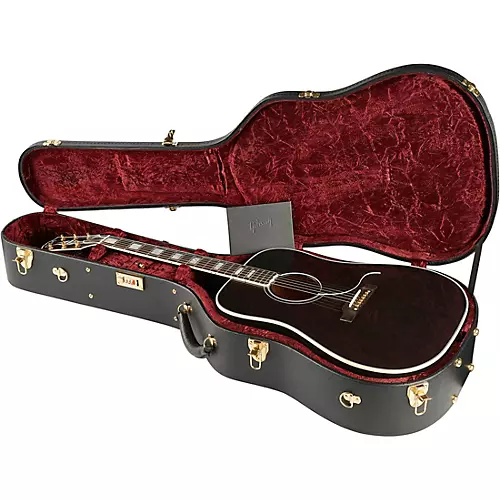 Gibson Hummingbird Custom Acoustic-Electric Guitar Ebony - musicians--Friend