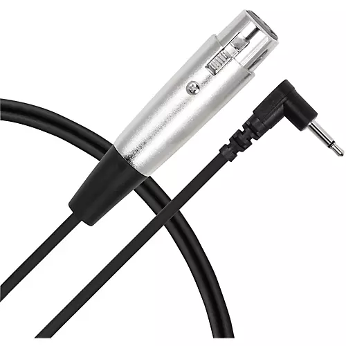 Livewire Essential Interconnect Cable 3.5 mm TS Male to XLR Female 5 ft. Black - musicians--Friend