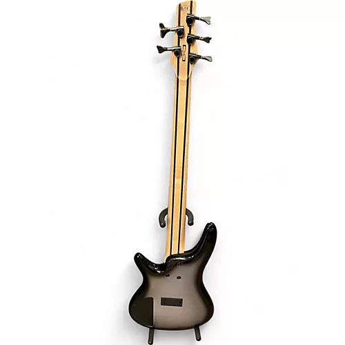 Used Ibanez SR305 5 String Silverburst Electric Bass Guitar Silverburst - musicians--Friend