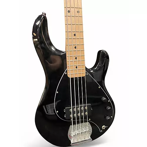 Used Sterling by Music Man STINGRAY 5 Black Electric Bass Guitar Black - musicians--Friend