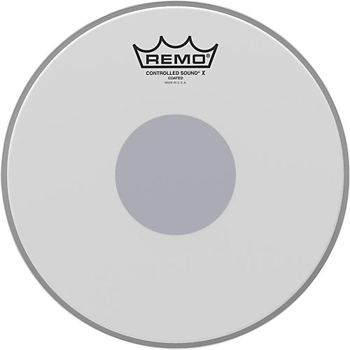 Remo Controlled Sound X With Black Dot On Bottom 14 in. Coated - musicians--Friend
