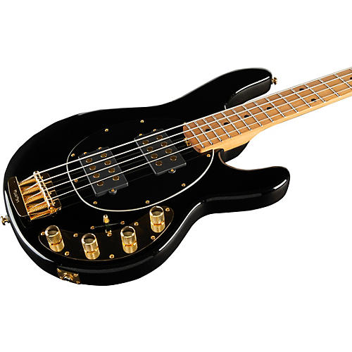 Ernie Ball Music Man StingRay Special HH Electric Bass Guitar Black and Chrome - musicians--Friend