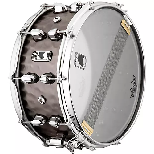 Mapex Black Panther Persuader Snare Drum 14 x 6.5 in. Hammered Brass Antique Nickel Plated - musicians--Friend