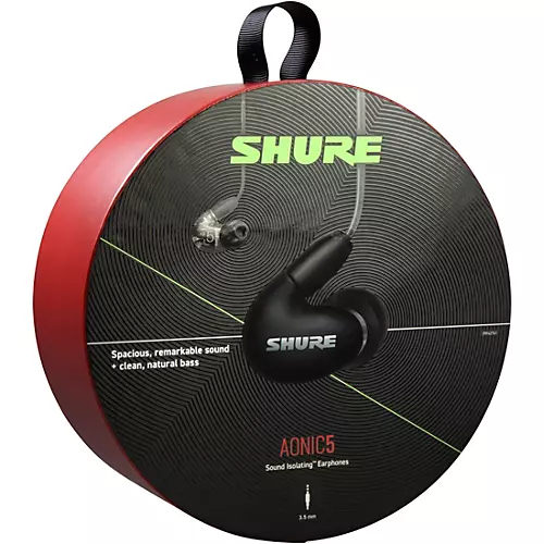 Shure AONIC 5 Sound Isolating Earphones Crystal Clear - musicians--Friend