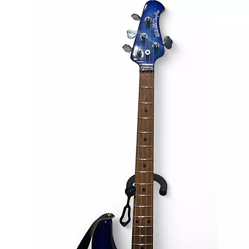 Used Ernie Ball Music Man StingRay Special H Blue Electric Bass Guitar Blue - musicians--Friend