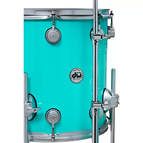 DW 4-Piece Collector's Series Santa Monica Shell Pack With Satin Chrome Hardware Sea Foam Green - musicians--Friend