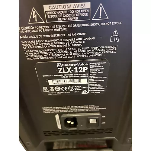 Used Electro-Voice ZLX-12P 12in 2-Way Powered Speaker - musicians--Friend