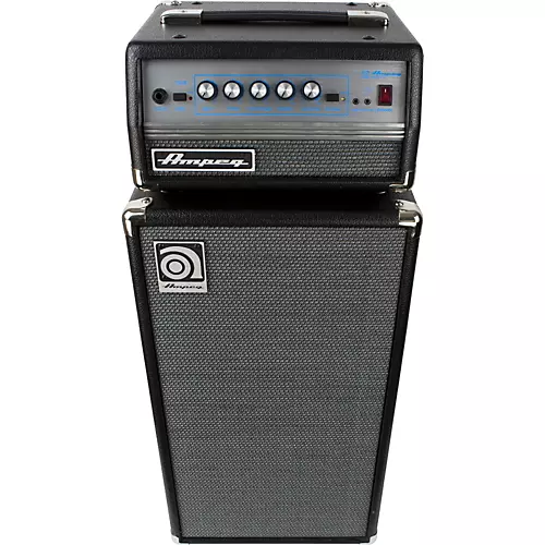 Ampeg Micro-VR Bass Amp Head and SVT210AV Bass Speaker Cabinet Stack - musicians--Friend