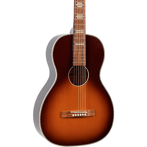 Recording King Dirty 30s Series 7 Single-0 Left-Handed Spruce-Whitewood Acoustic Guitar Tobacco Sunburst - musicians--Friend