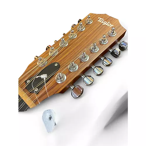 Used Taylor 150e with ToneWood amp Natural 12 String Acoustic Electric Guitar Natural - musicians--Friend
