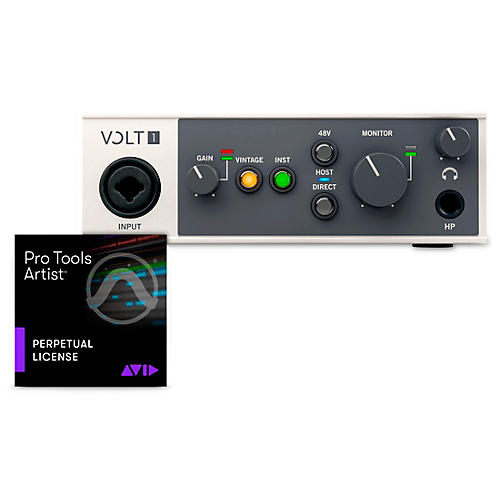 Universal Audio Volt USB Audio Interface with AVID Pro Tools Artist Perpetual License Volt 476 - musicians--Friend