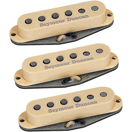 Seymour Duncan Psychedelic Strat Pickup Set Parchment - musicians--Friend