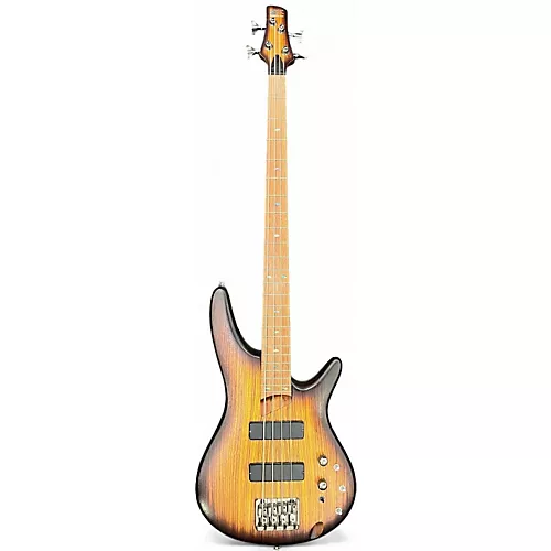 Used Ibanez SR500ZW Sunburst Electric Bass Guitar Sunburst - musicians--Friend