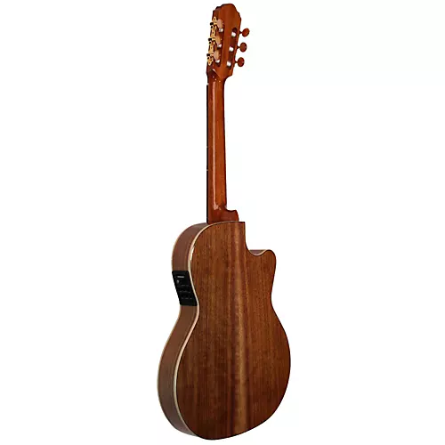 Kremona Rondo Thin Line Left-Handed Classical Acoustic-Electric Guitar Natural - musicians--Friend
