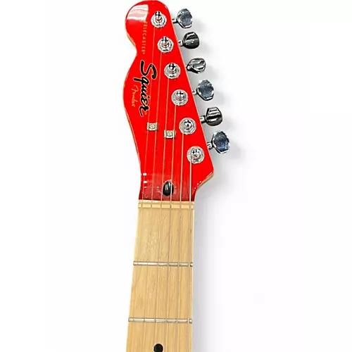 Used Squier Contemporary Telecaster HH Left Handed Candy Apple Red Electric Guitar Candy Apple Red - musicians--Friend