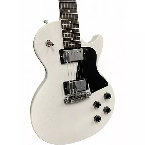 Used 2020s Gibson Les Paul Special Worn White Solid Body Electric Guitar Worn White - musicians--Friend
