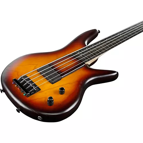 Ibanez GWB205 Gary Willis Signature 5-String Electric Bass Tequila Sunrise Flat - musicians--Friend