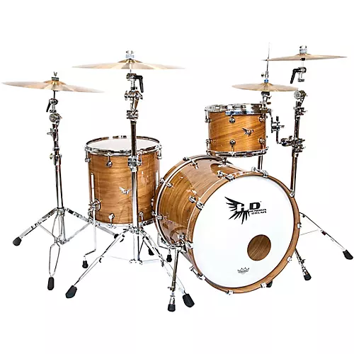 Hendrix Drums Perfect Ply Series Walnut 3-Piece Shell Pack Satin - musicians--Friend