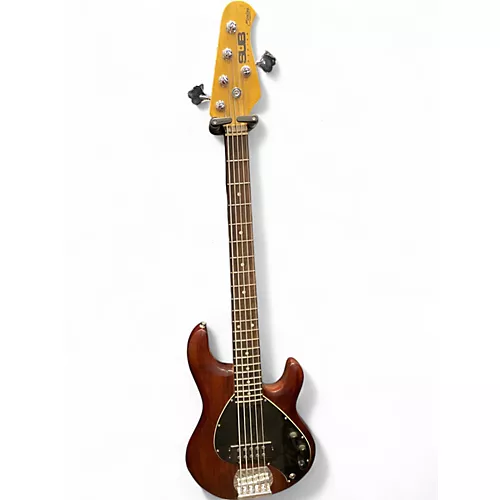 Used Sterling by Music Man SUB SERIES RAY 5 WALNUT SATIN Electric Bass Guitar WALNUT SATIN - musicians--Friend
