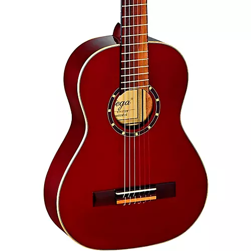 Ortega Family Series R121-1/2WR 1/2 Size Classical Guitar Transparent Wine Red 0.5 - musicians--Friend