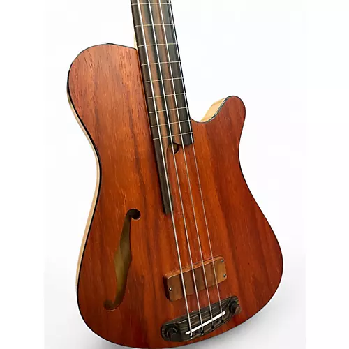 Used 2008 Rob Allen mouse 30 custom alder/paduk Electric Bass Guitar alder/paduk - musicians--Friend