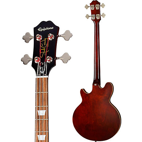 Epiphone Jack Casady Bass Sparkling Burgundy - musicians--Friend