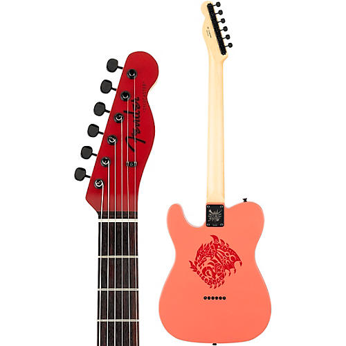Fender Monster Hunter Rathalos Telecaster Electric Guitar Rathalos Red - musicians--Friend