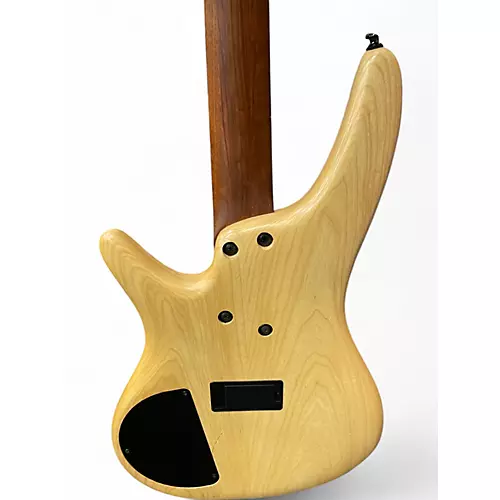 Used Ibanez SR600 Natural Electric Bass Guitar Natural - musicians--Friend