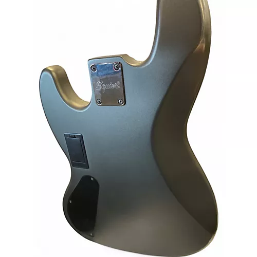 Used Squier Contemporary Jazz Bass Charcoal Electric Bass Guitar Charcoal - musicians--Friend