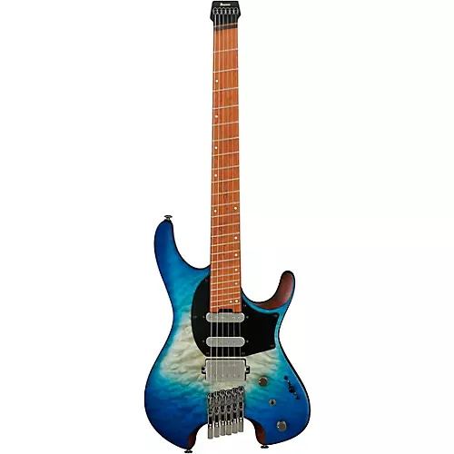 Ibanez QX Headless 6-String Electric Guitar Blue Sphere Burst Matte - musicians--Friend