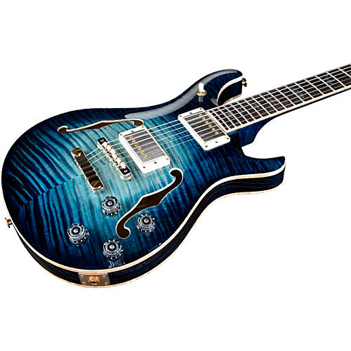 PRS Private Stock Hollowbody II Electric Guitar Whale Blue Glow - musicians--Friend