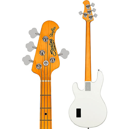 Sterling by Music Man StingRay Classic RAY24CA Bass Olympic White - musicians--Friend