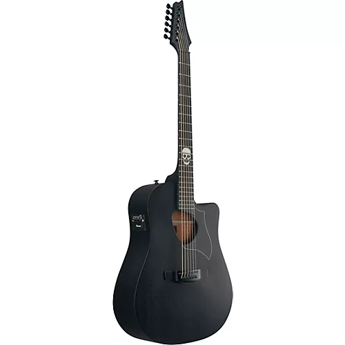 Ibanez ALT31 Altstar Dreadnought Acoustic-Electric Guitar Weathered Black - musicians--Friend