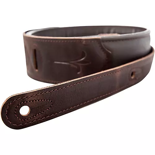 Taylor Spring Vine Leather Guitar Strap Brown 2.5 in. - musicians--Friend