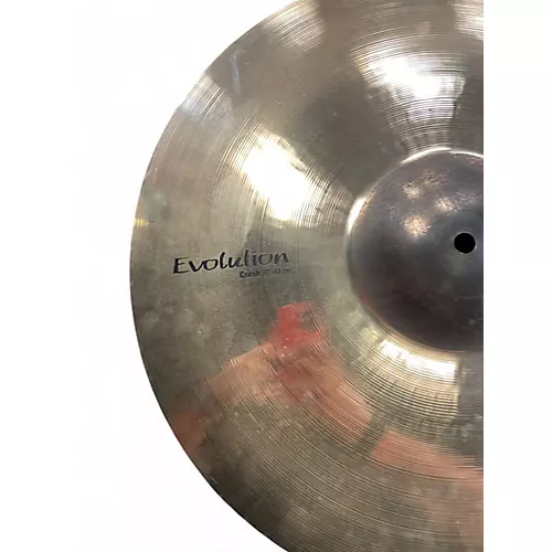 Used SABIAN 17in HHX Evolution Crash Brilliant Cymbal 37 - musicians--Friend