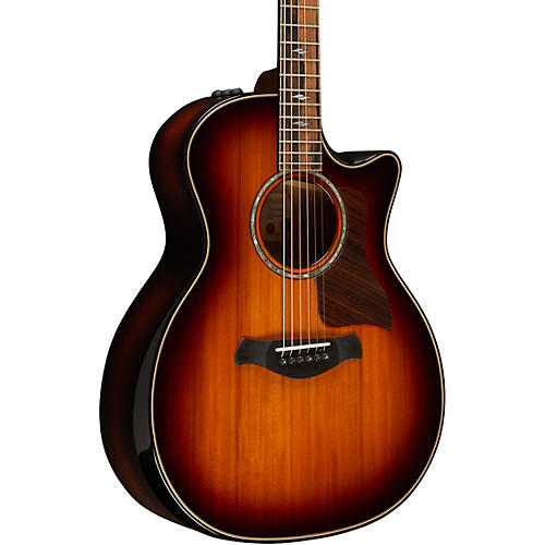Taylor 814ce Sinker Redwood Builder's Edition Grand Auditorium Acoustic-Electric Guitar Shaded Edge Burst - musicians--Friend