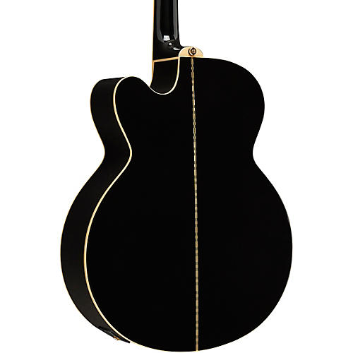 Epiphone J-200 EC Studio Acoustic-Electric Guitar Black - musicians--Friend