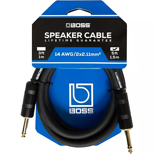 BOSS 14-Gauge Speaker Cable 15 ft. - musicians--Friend