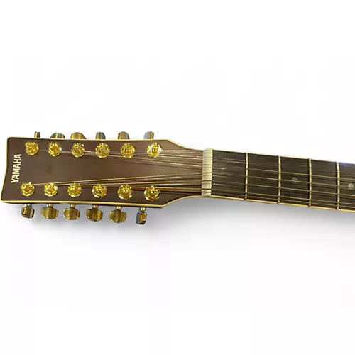 Used Yamaha LL16-12 Natural 12 String Acoustic Electric Guitar Natural - musicians--Friend