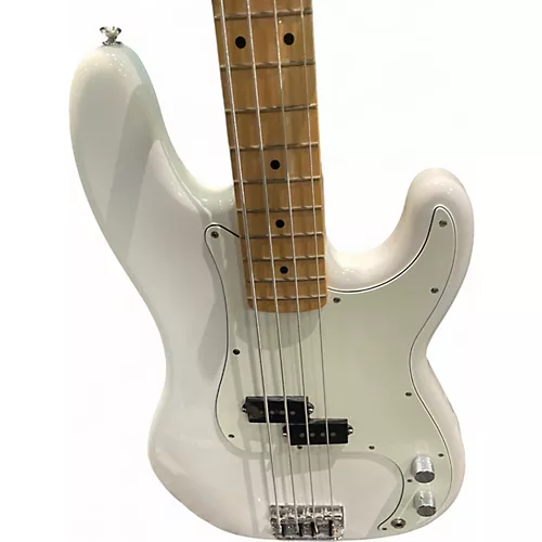 Used Fender Player Precision Bass Arctic White Electric Bass Guitar Arctic White - musicians--Friend