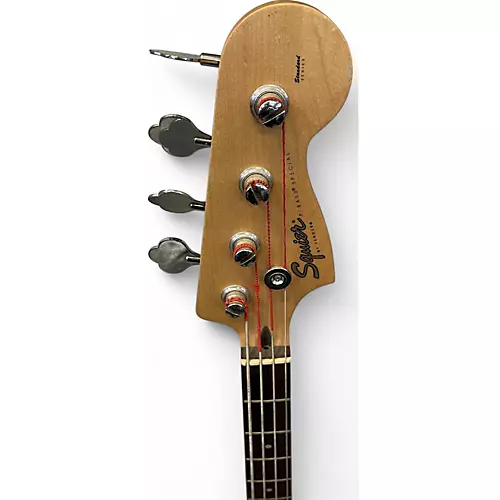 Used Squier Precision Bass Special Black Electric Bass Guitar Black - musicians--Friend