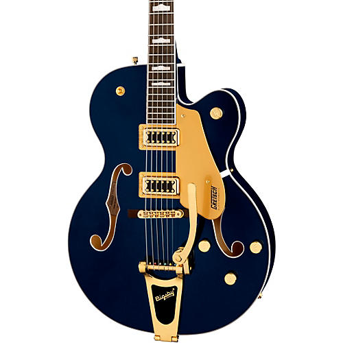 Gretsch Guitars G5427TG Electromatic Hollowbody Single-Cut With Bigsby Limited-Edition Electric Guitar Midnight Sapphire - musicians--Friend