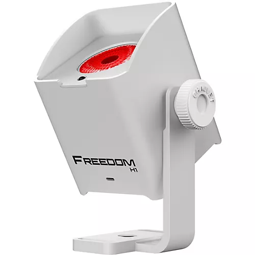 CHAUVET DJ Freedom H1 RGBAW+UV LED X4 Wireless Wash Lighting System with D-Fi, White - musicians--Friend
