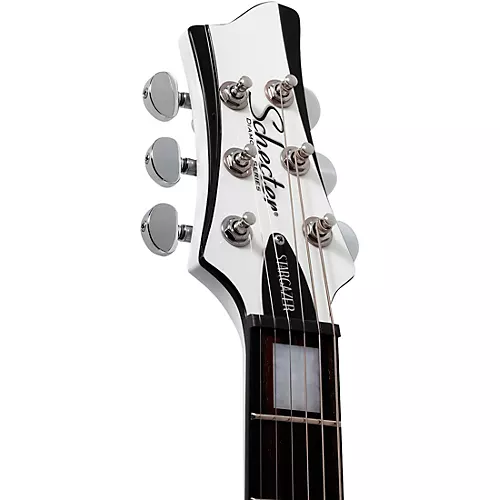 Schecter Guitar Research Stargazer-6 Left Handed Electric Guitar Gloss White - musicians--Friend